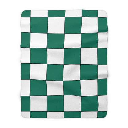 Macao Retro Check Blanket Throw