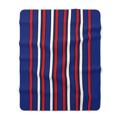New Zealand Retro Stripes Blanket Throw