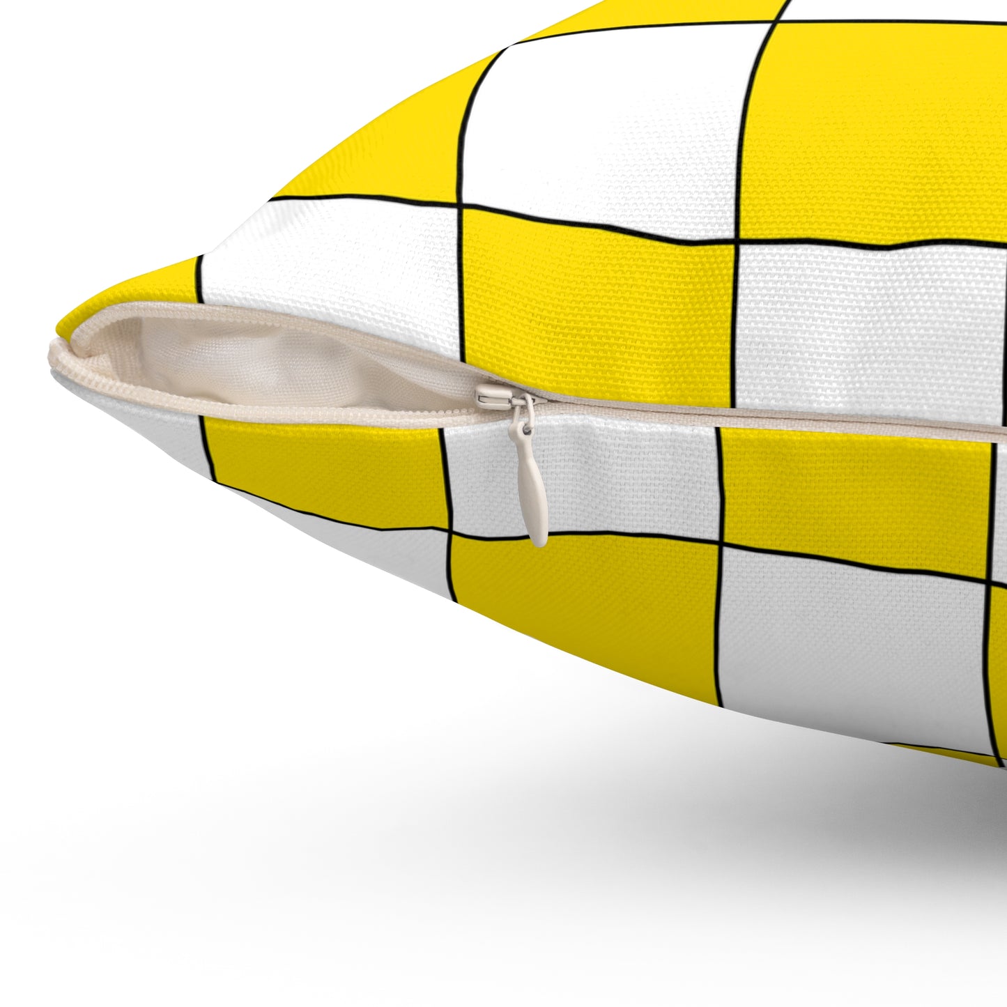 Vatican City Retro Check Cushion Pillow