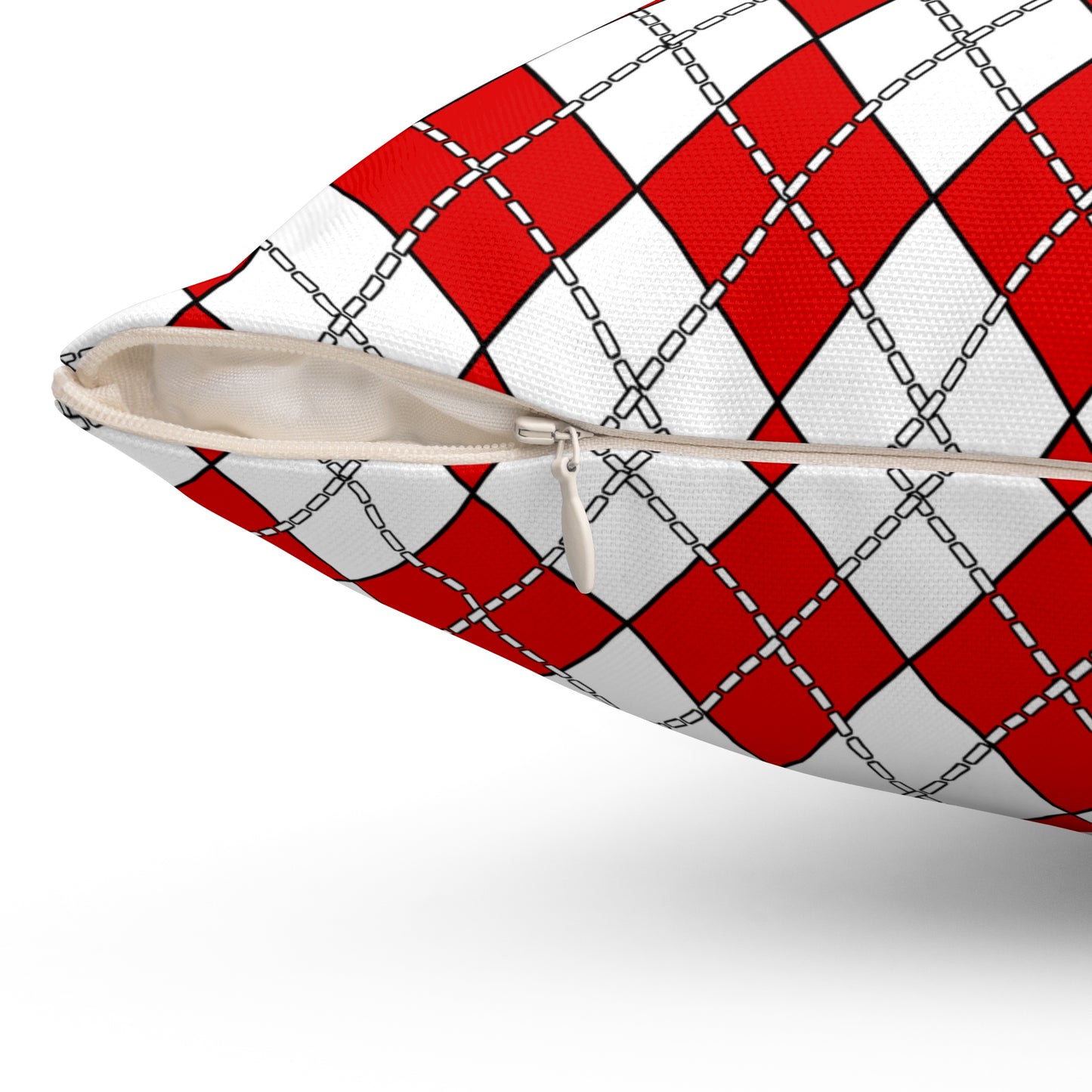 Singapore Retro Argyle Cushion Pillow