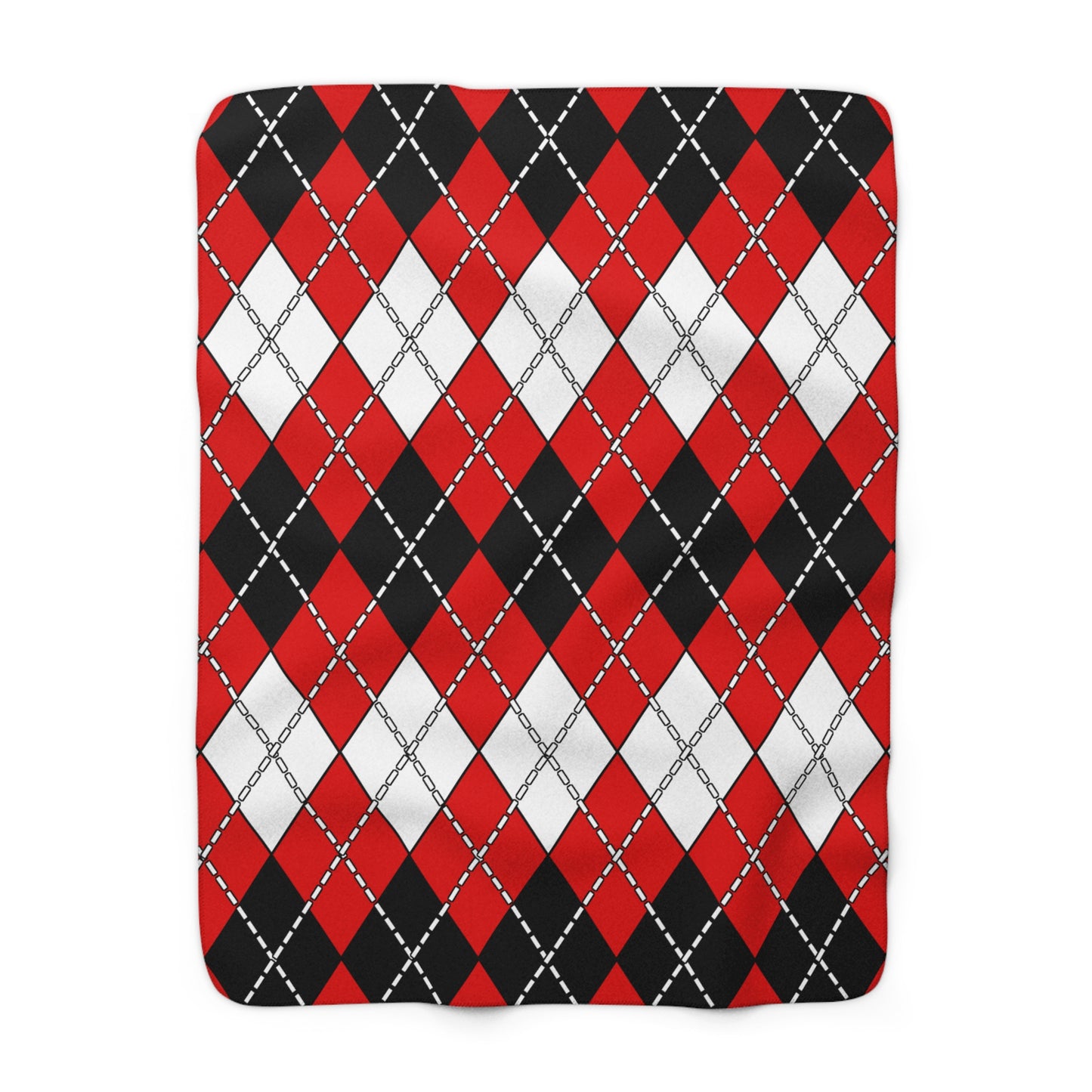 Trinidad And Tobago Retro Argyle Blanket Throw