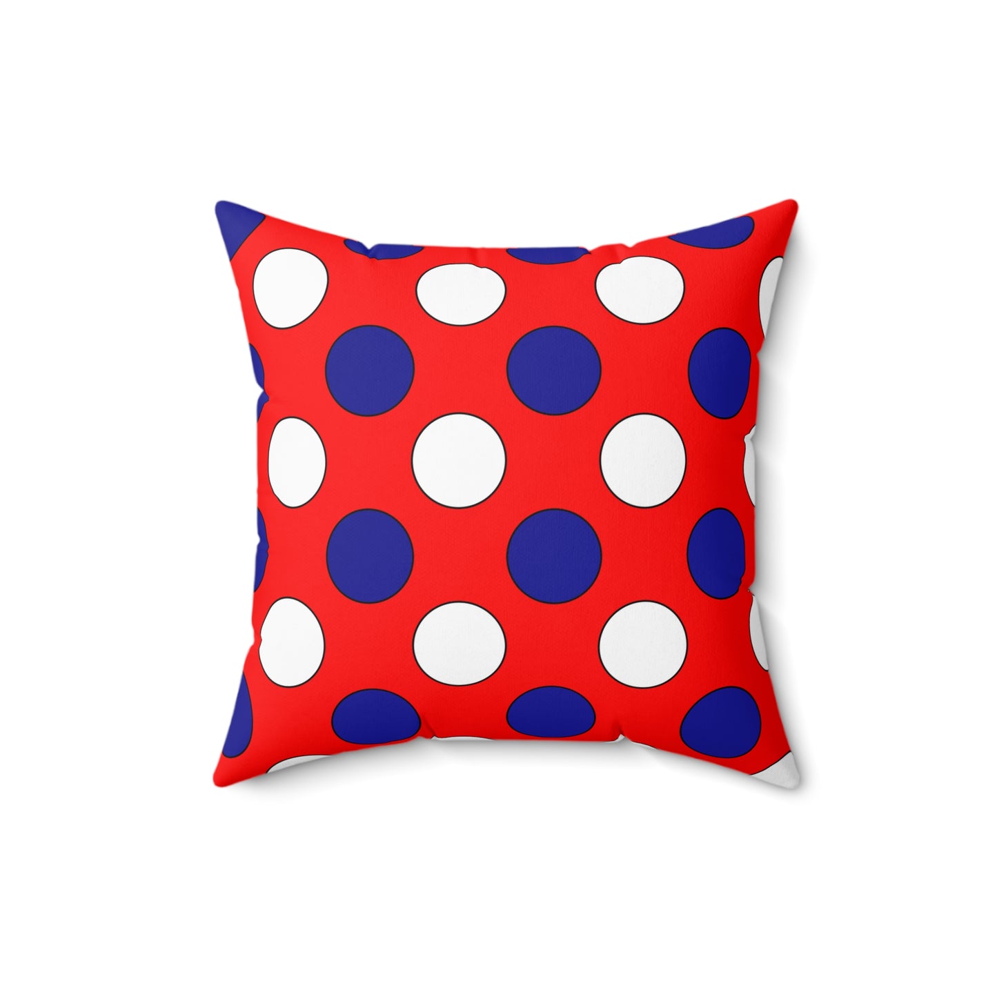 Croatia Retro Polka Dots Cushion Pillow