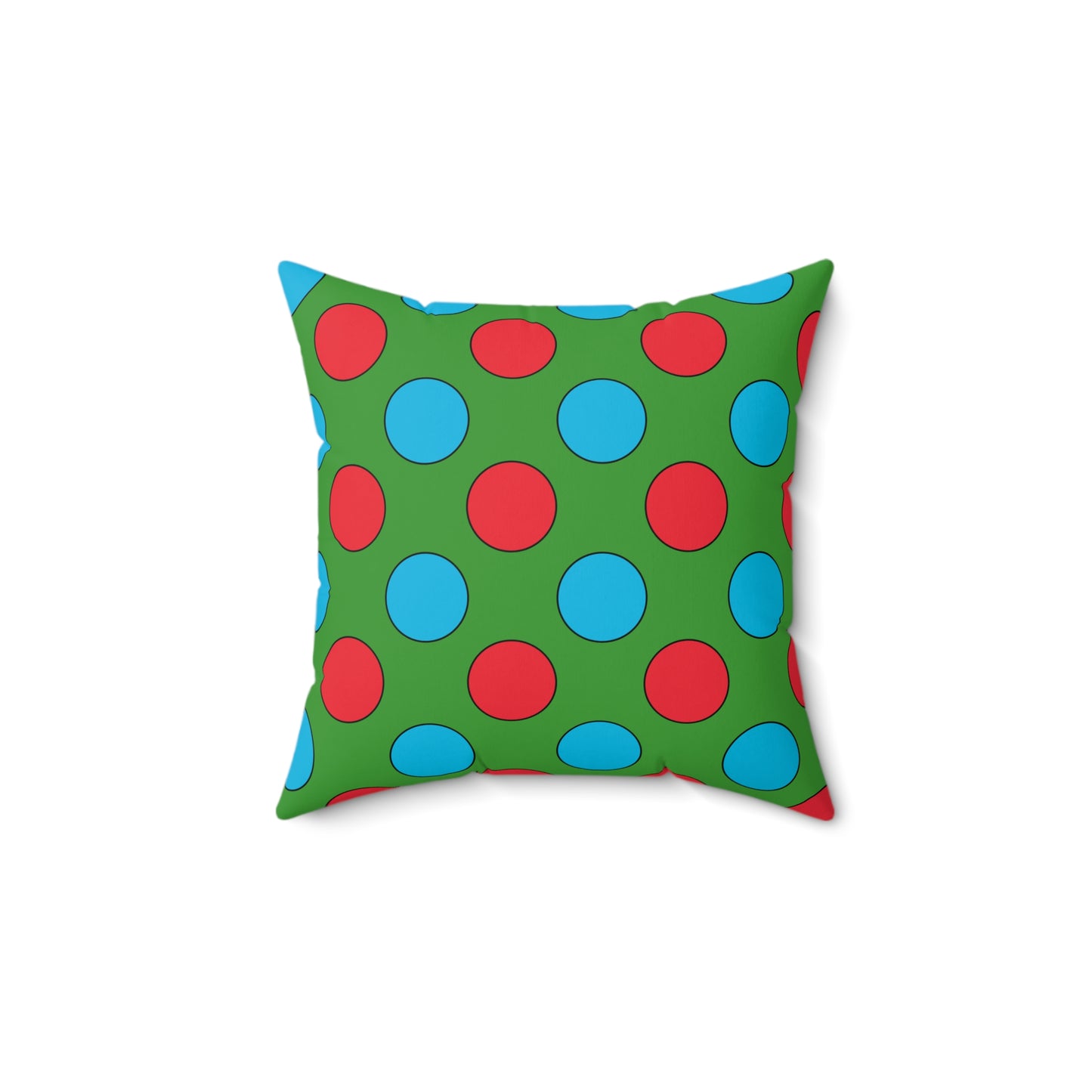 Azerbaijan Retro Polka Dots Cushion Pillow