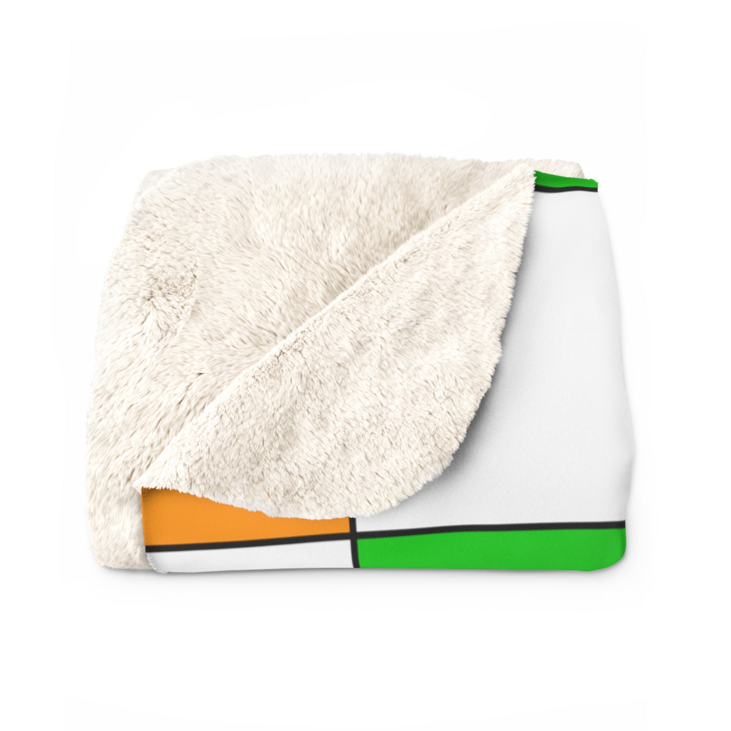 Cote Divoire Retro Check Blanket Throw