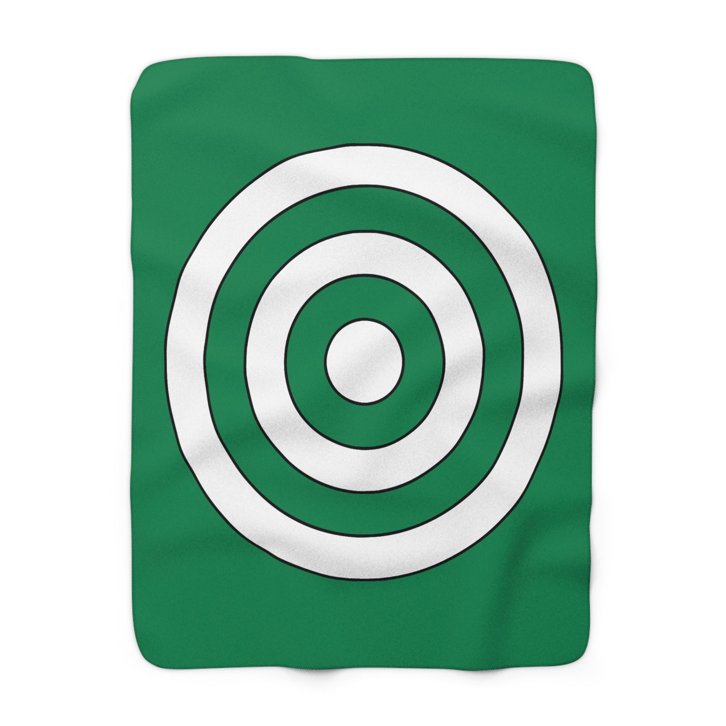 Nigeria Retro Target Blanket Throw