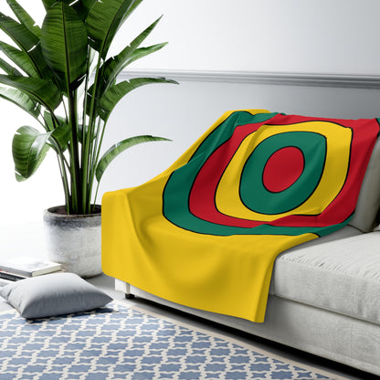 Cameroon Retro Target Blanket Throw