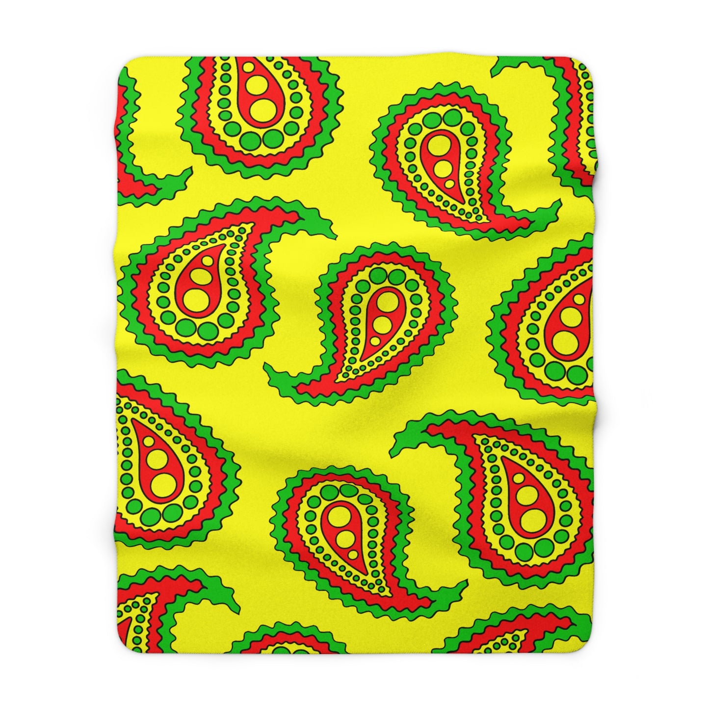 Congo Retro Paisley Blanket Throw