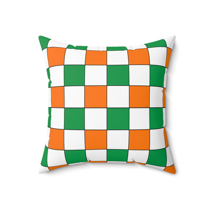 Ireland Retro Check Cushion Pillow