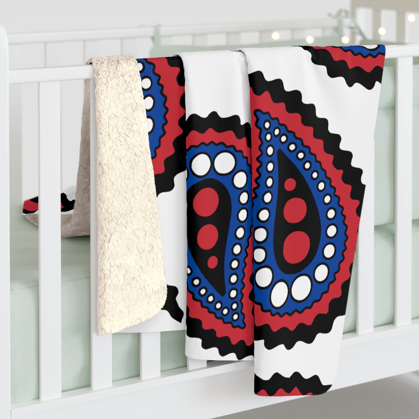 Republic Of Korea Retro Paisley Blanket Throw