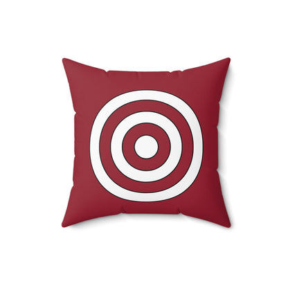Latvia Retro Target Cushion Pillow