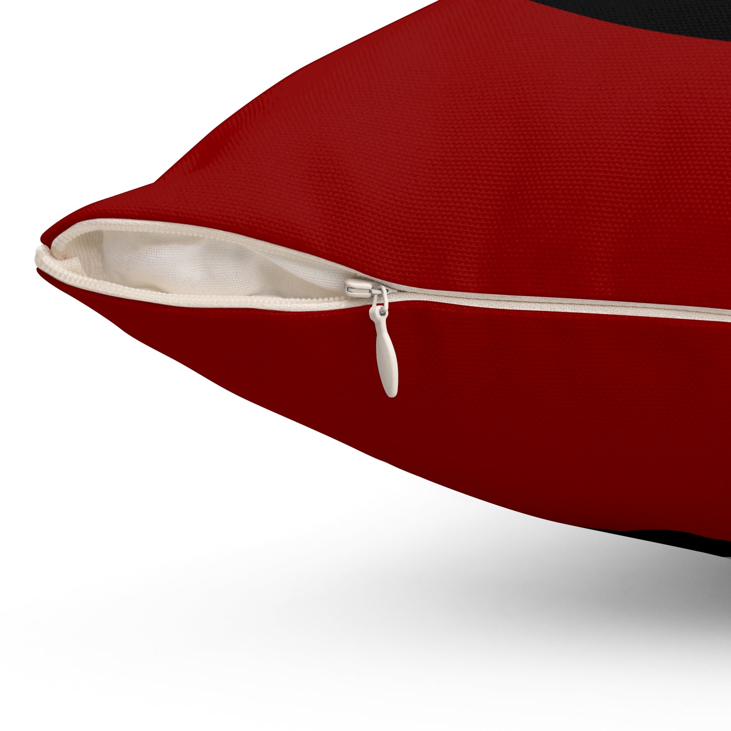 Dark Red, Black Retro Target Cushion Pillow