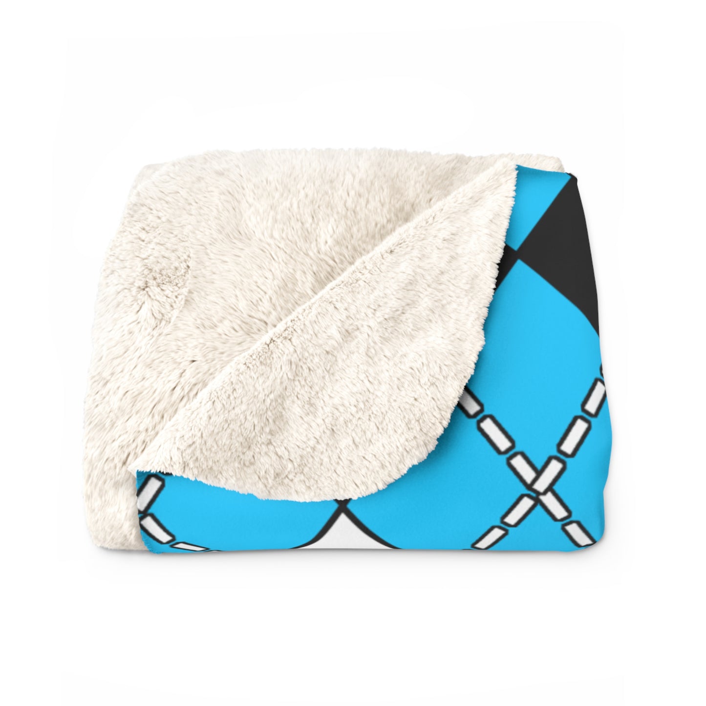 Botswana Retro Argyle Blanket Throw