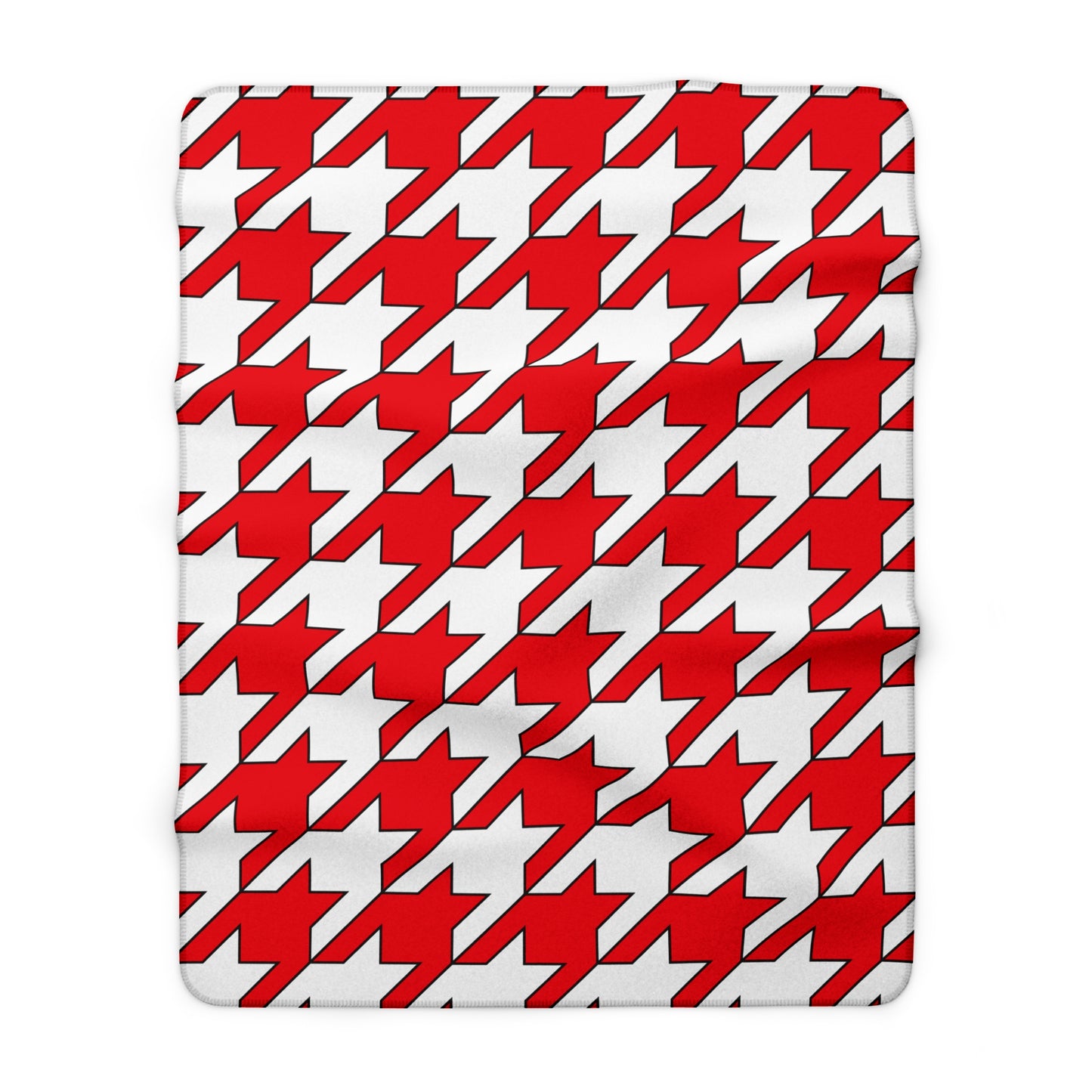 Indonesia Retro Houndstooth Blanket Throw