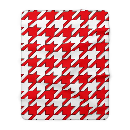 Indonesia Retro Houndstooth Blanket Throw