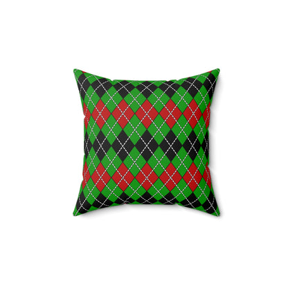 Afghanistan Retro Argyle Cushion Pillow