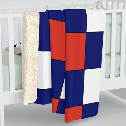 Cabo Verde Retro Check Blanket Throw