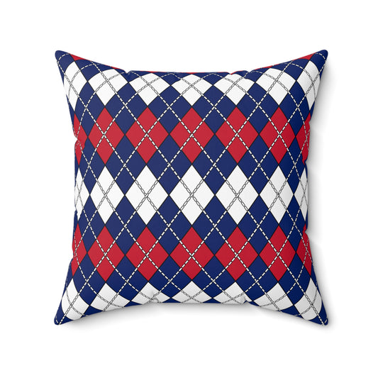 Anguilla Retro Argyle Cushion Pillow