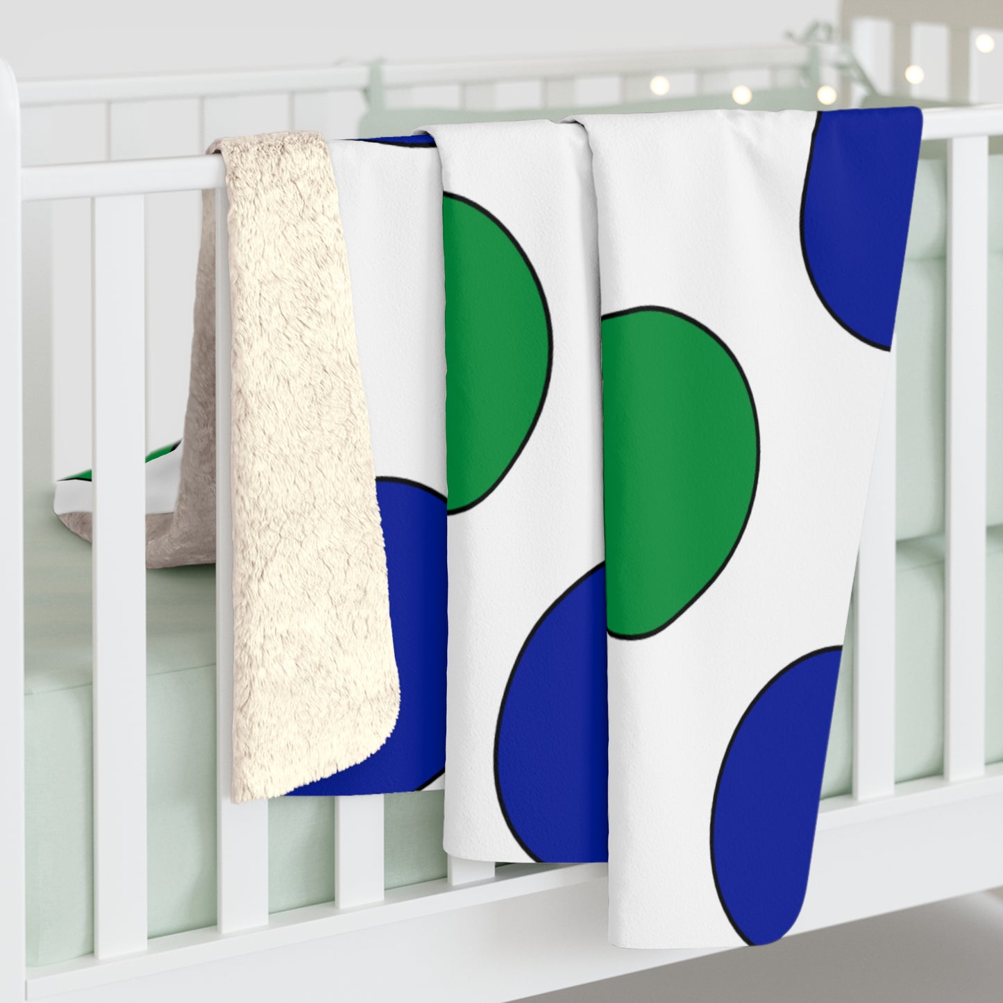 Lesotho Retro Polka Dots Blanket Throw