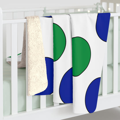 Lesotho Retro Polka Dots Blanket Throw