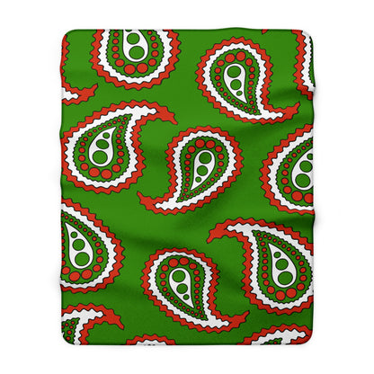 Hungary Retro Paisley Blanket Throw