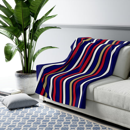 Saint Helena Retro Stripes Blanket Throw