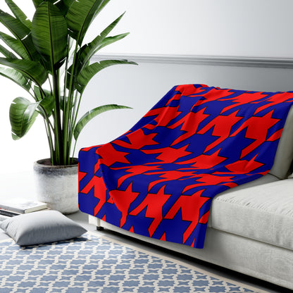 Taiwan Retro Houndstooth Blanket Throw