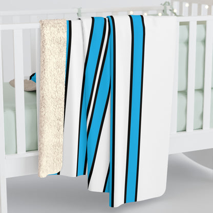 San Marino Retro Stripes Blanket Throw