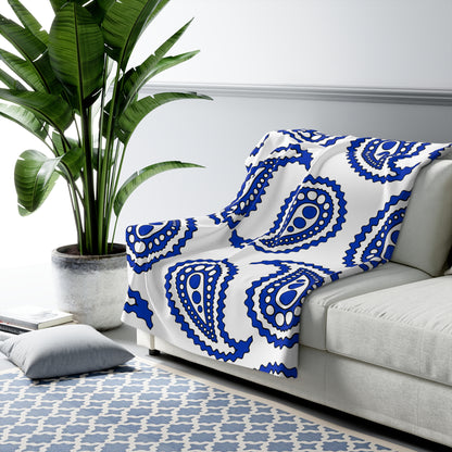 Israel Retro Paisley Blanket Throw