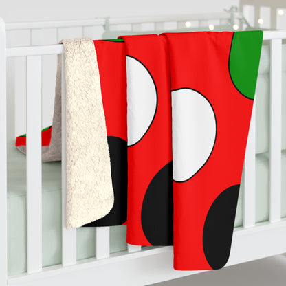Jordan Retro Polka Dots Blanket Throw