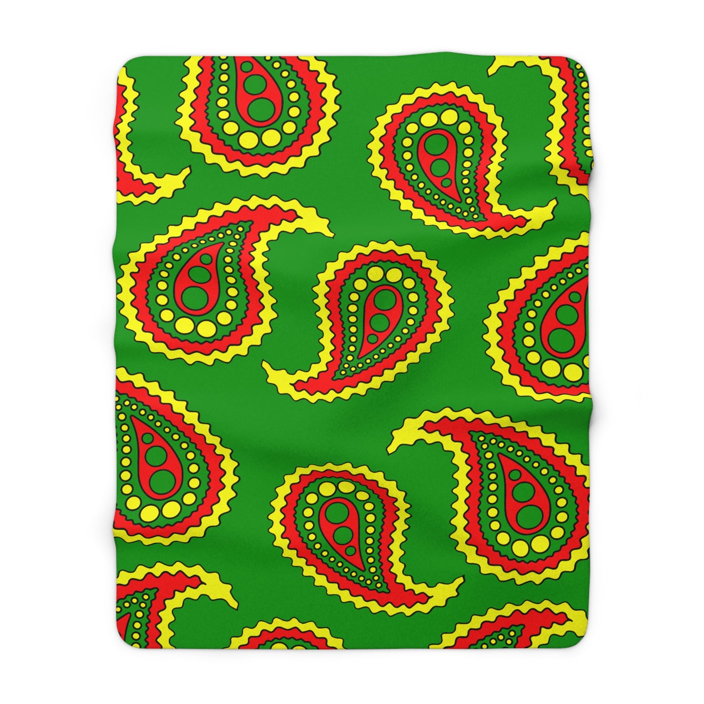 Guinea Retro Paisley Blanket Throw