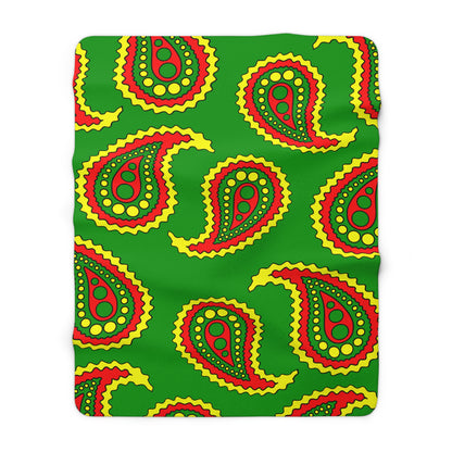 Guinea Retro Paisley Blanket Throw