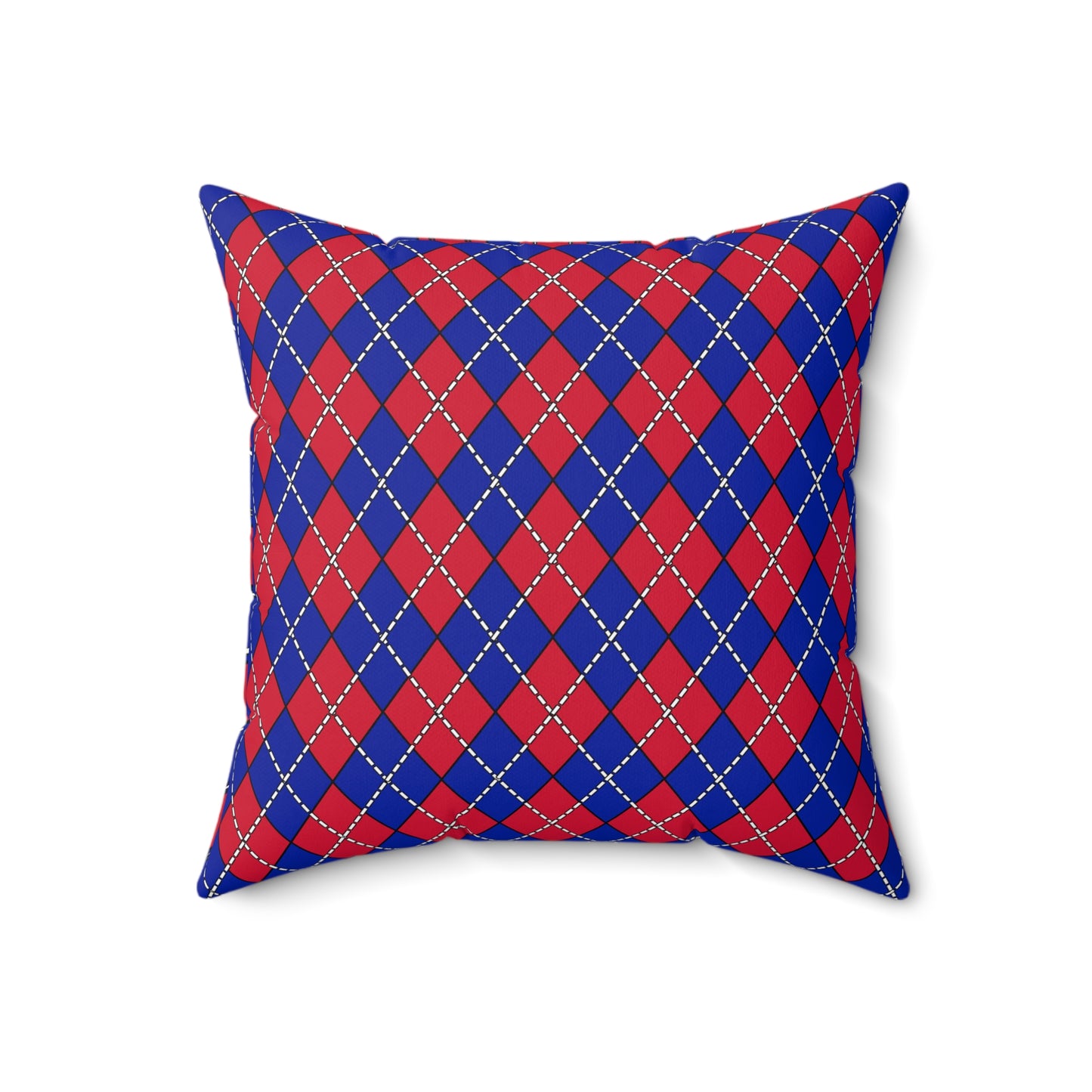 Haiti Retro Argyle Cushion Pillow