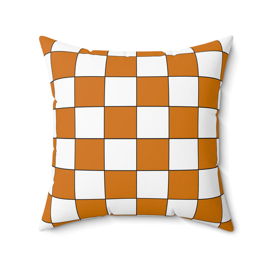 Cyprus Retro Check Cushion Pillow