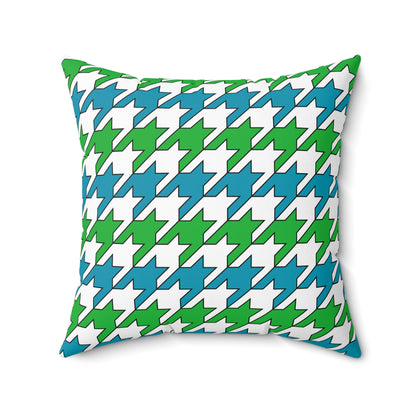 Uzbekistan Retro Houndstooth Cushion Pillow