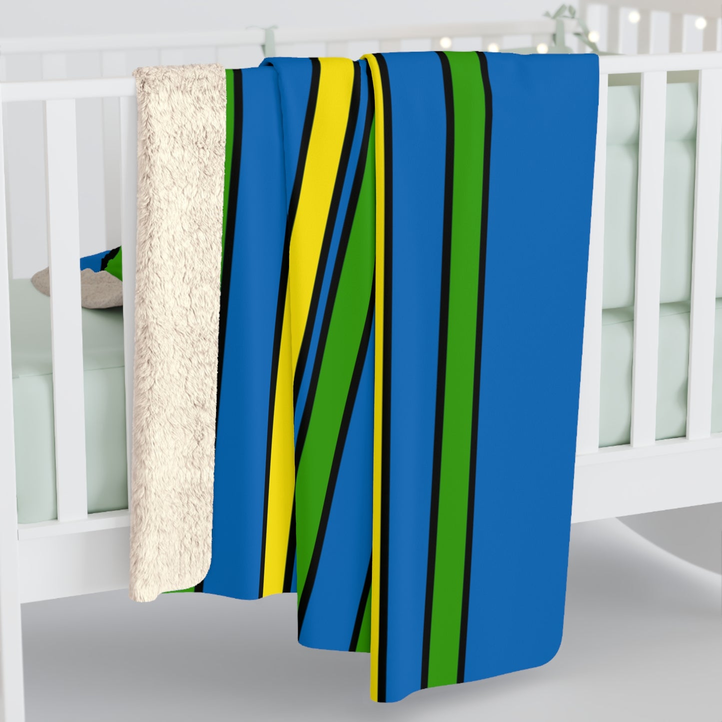 Gabon Retro Stripes Blanket Throw