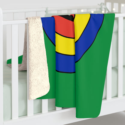 New Caledonia Retro Target Blanket Throw