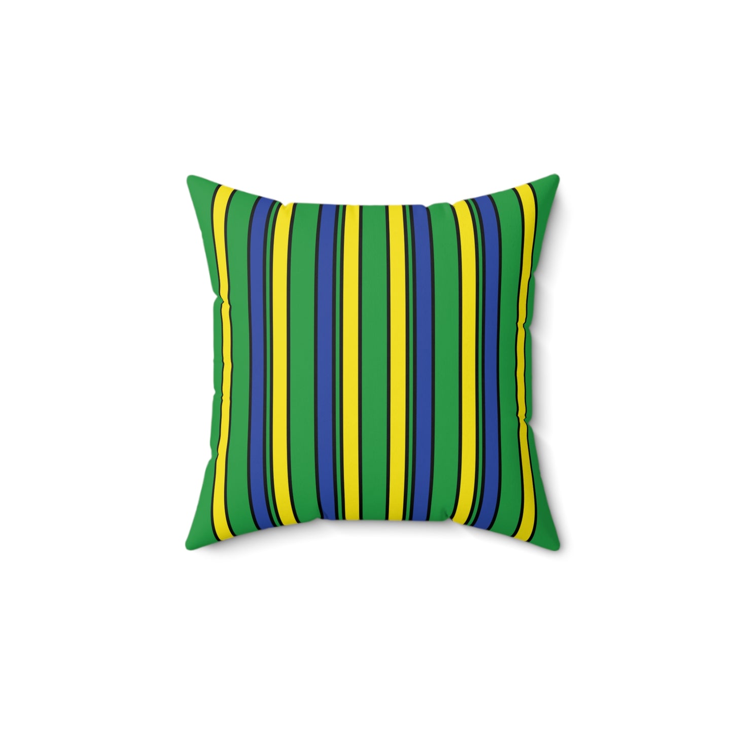 Brazil Retro Stripes Cushion Pillow