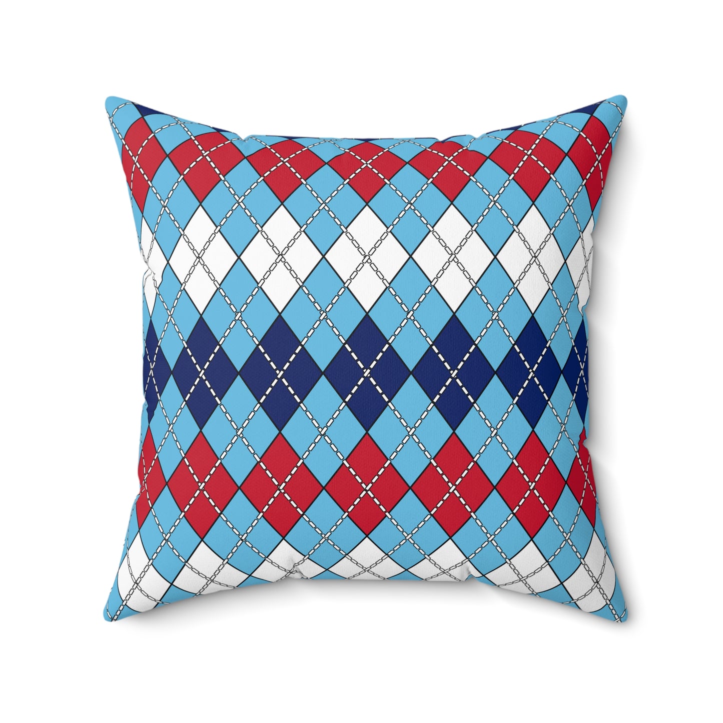 Fiji Retro Argyle Cushion Pillow