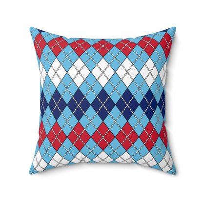 Fiji Retro Argyle Cushion Pillow
