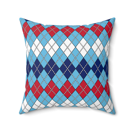Fiji Retro Argyle Cushion Pillow