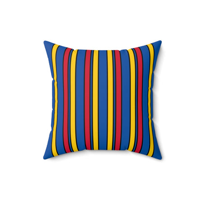 Aland Islands Retro Stripes Cushion Pillow