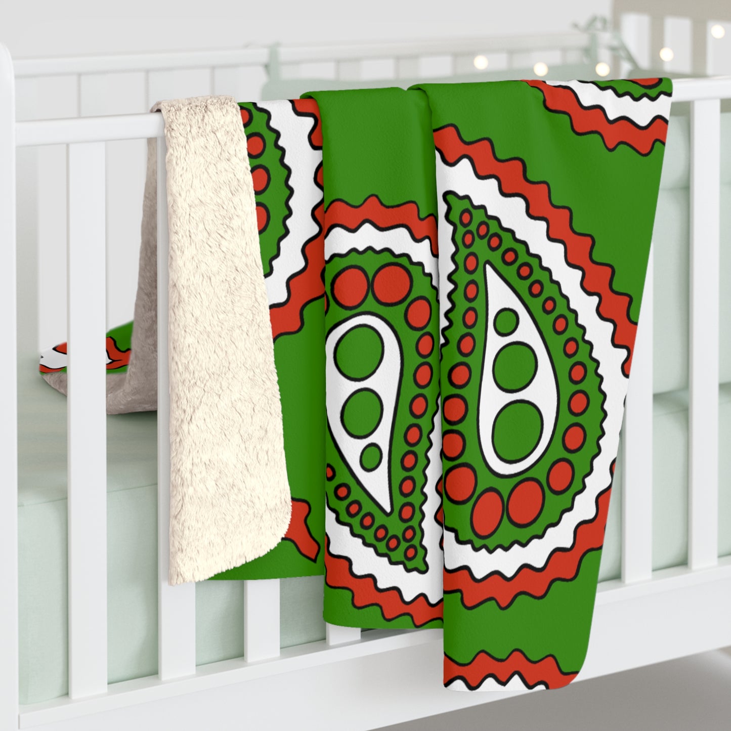 Hungary Retro Paisley Blanket Throw