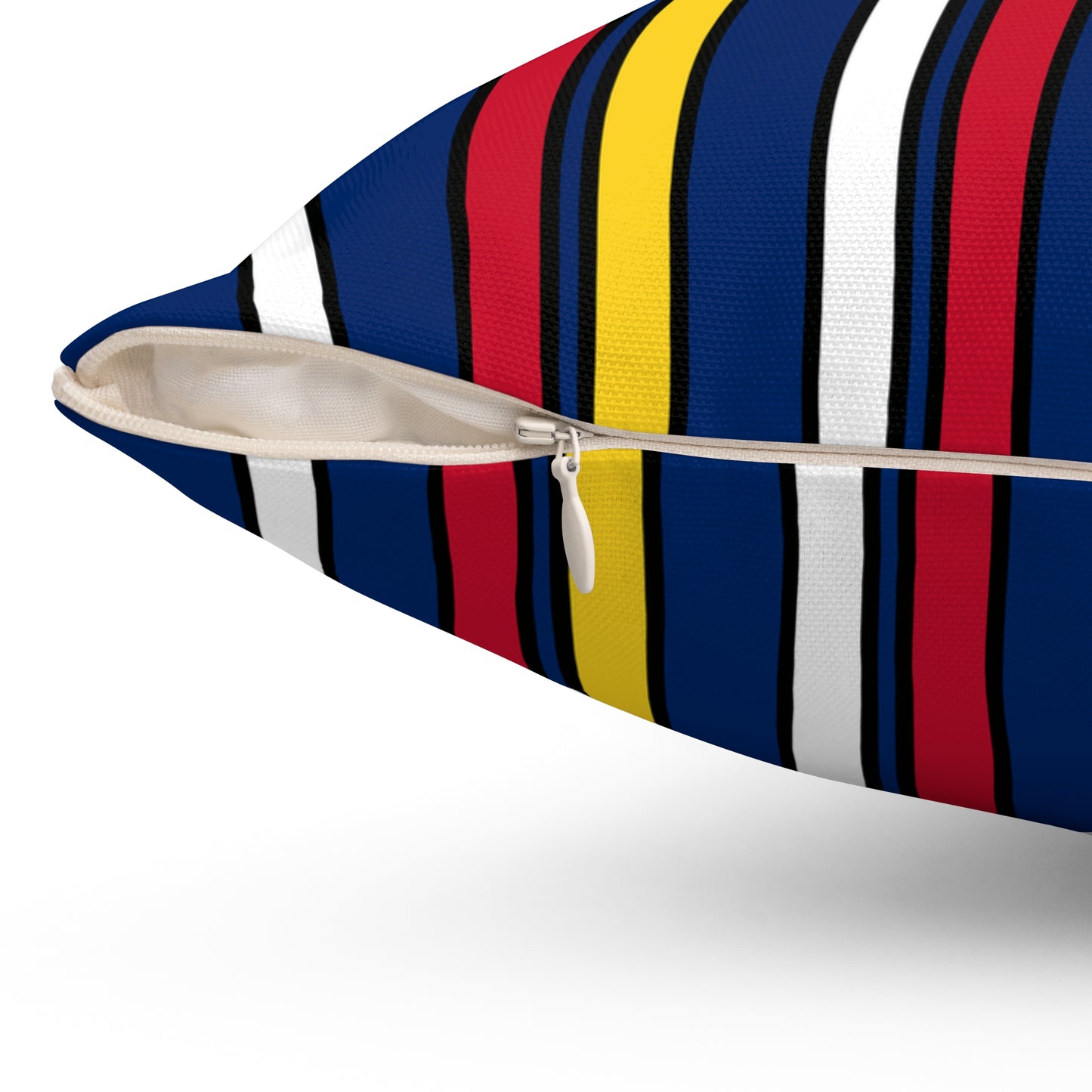 Turks And Caicos Islands Retro Stripes Cushion Pillow