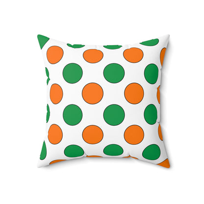 Ireland Retro Polka Dots Cushion Pillow
