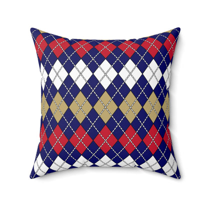 Saint Helena Retro Argyle Cushion Pillow