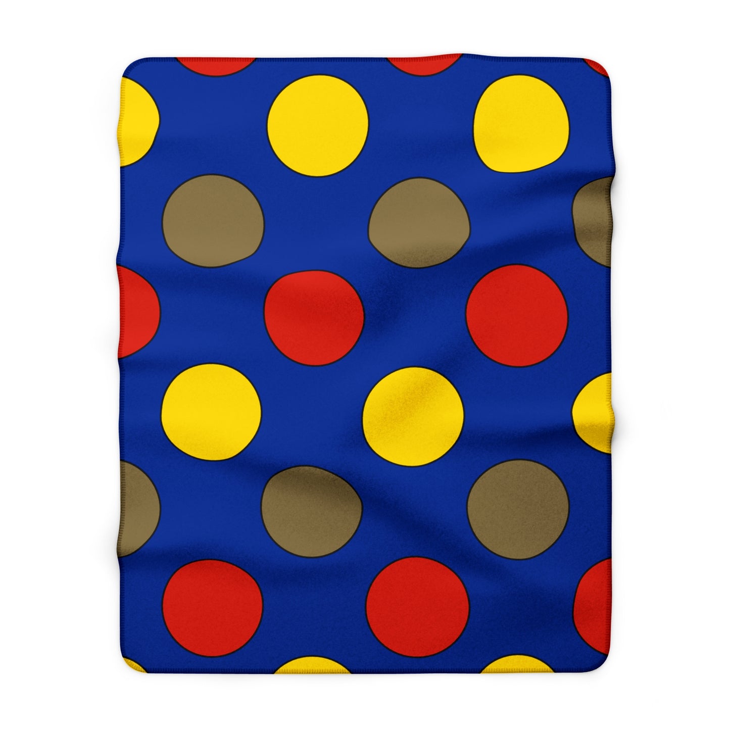 Moldova Retro Polka Dots Blanket Throw