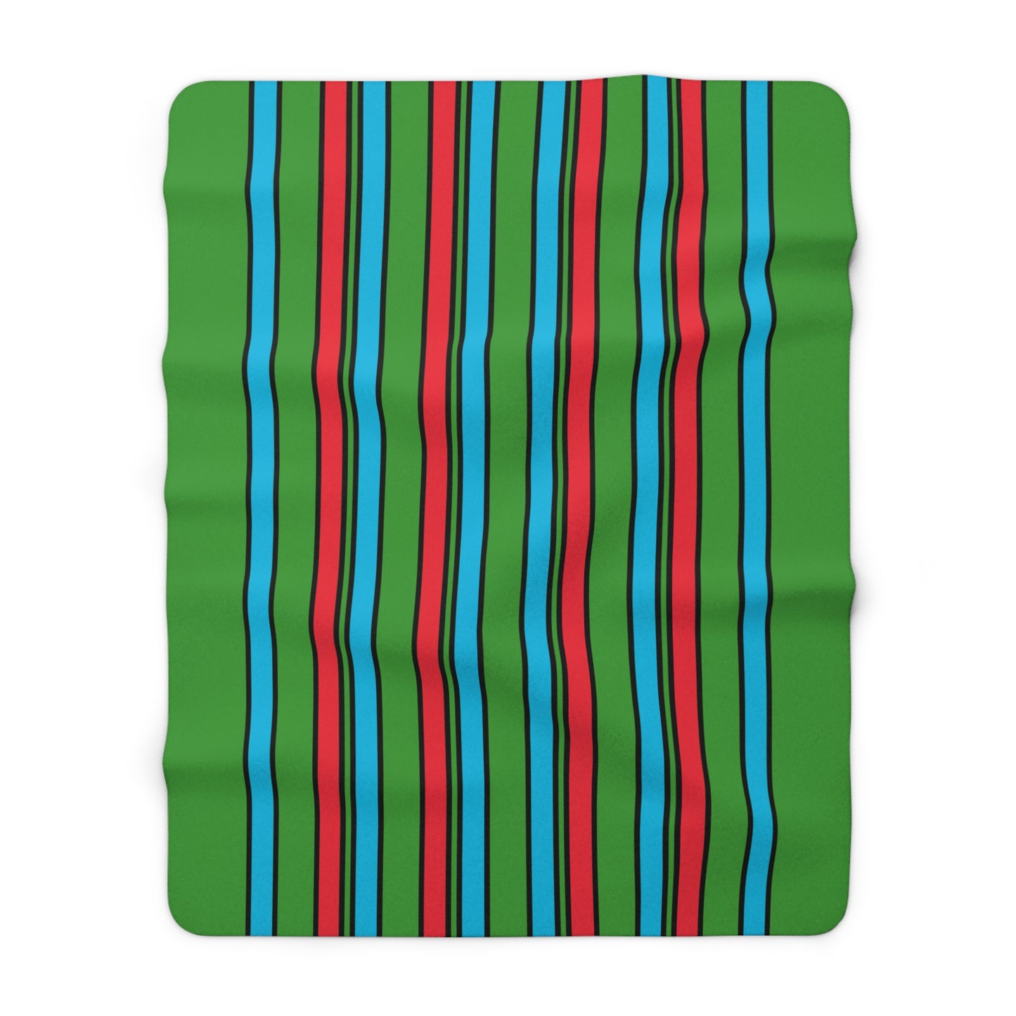 Azerbaijan Retro Stripes Blanket Throw