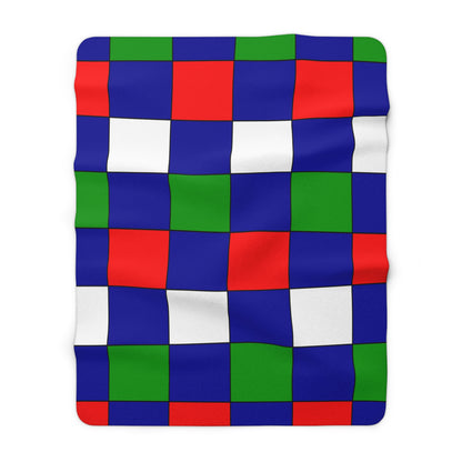 Gambia Retro Check Blanket Throw
