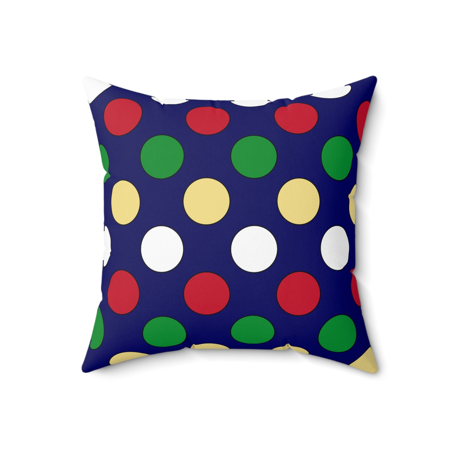 Cayman Islands Retro Polka Dots Cushion Pillow
