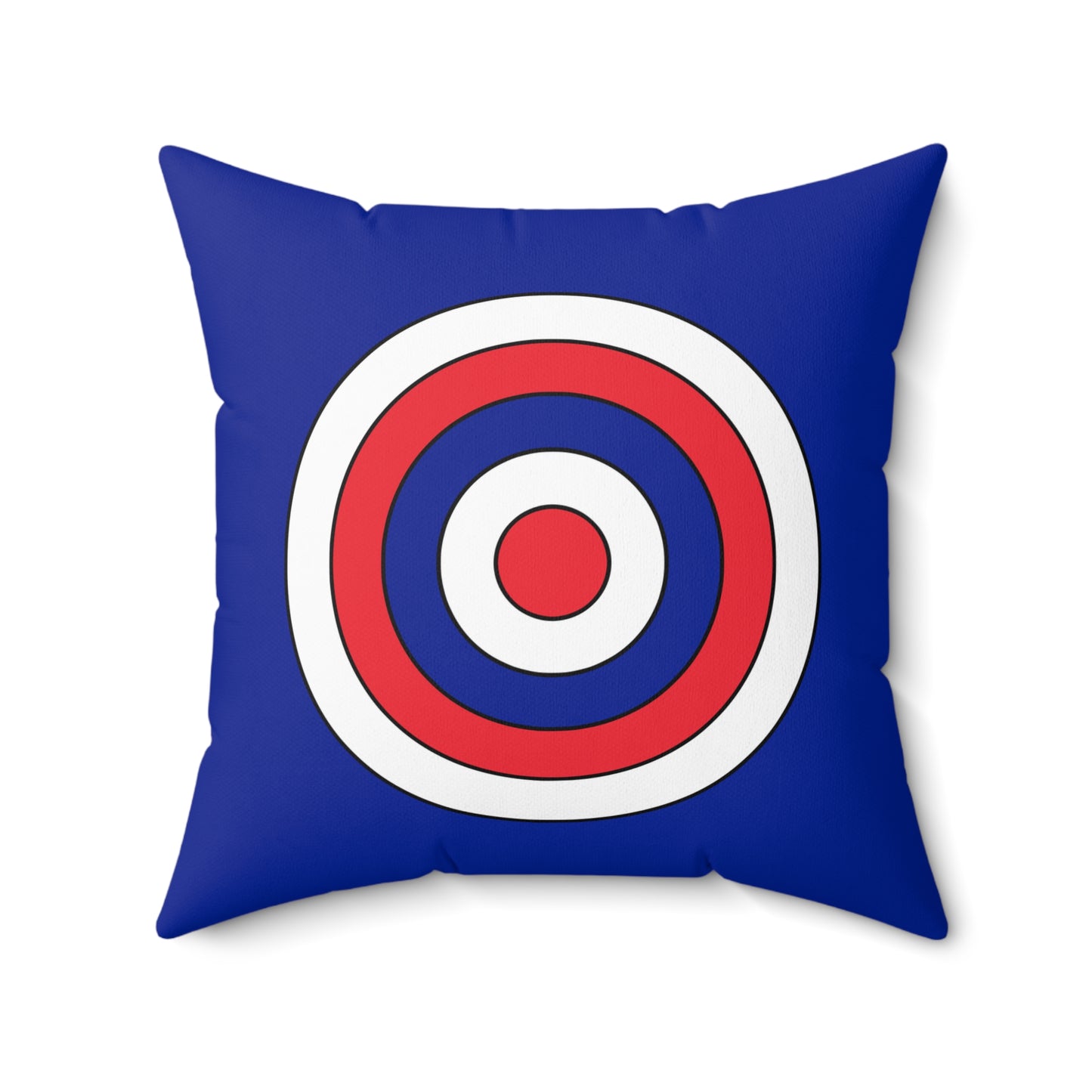French Southern Territories Retro Target Cushion Pillow